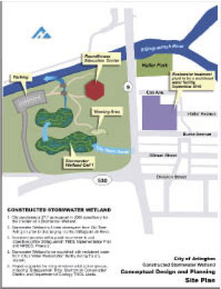 A proposed wetland at the northeast corner of the intersection of SR 9 and 530 is part of the city’s wastewater treatment plant upgrade and expansion.