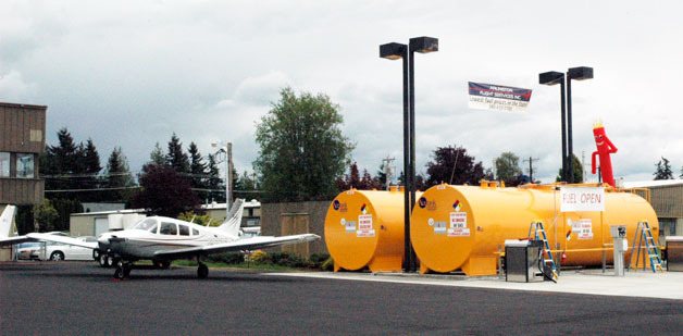 Arlington Flight Services’ self-serve fuel system and ramp expansion are already serving customers at the Arlington Municipal Airport.