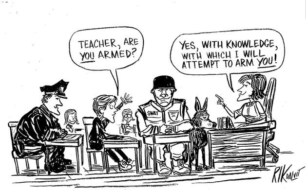 Well-Armed Teachers by Rik Dalvit