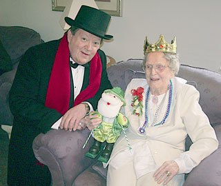 Father Jim Dalton arrived at Anna Lockhart’s 102nd birthday party three years ago to wish well the “official matriarch” of the Immaculate Conception Church in Arlington. Lockhart will celebrate her 105h birthday on Jan. 28