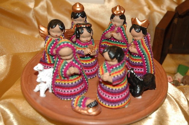 This nativity set was acquired in Ecuador