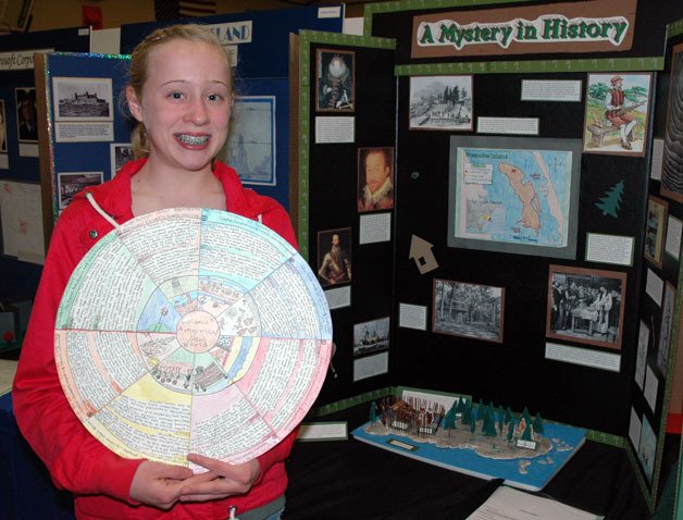 Emma Janousek's project on the 'lost colony' on Roanoke Island