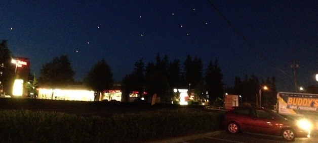 Arlington's Madeline Gerwick spotted 11 mystery lights in the skies above Smokey Point June 6.