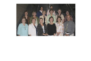 The Arlington School District retirees of 2008.  From left