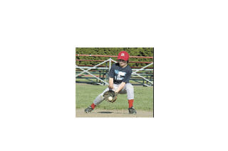 Alex DiMascio fields a hit during his tryout for the Marysville Little League all-stars. Alex was selected to the 11-year-old National all-stars.