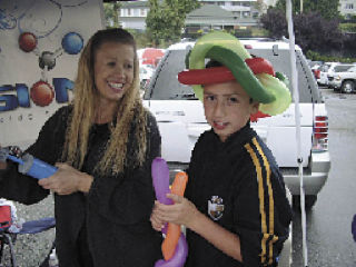 Anthony Sanchez and his mom