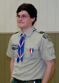 Arlington Eagle Scout Kevin Emery.