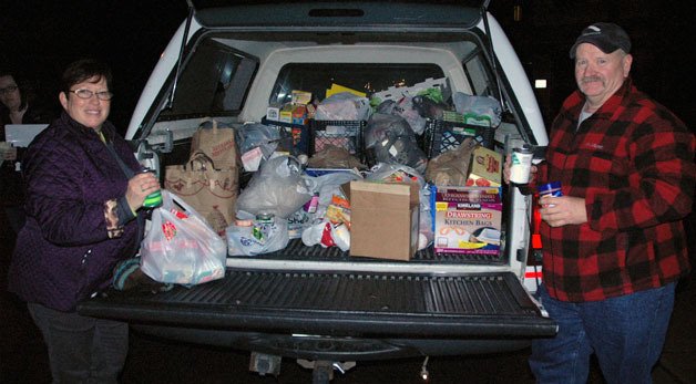 Arlington City Council member Debora Nelson and Jeff Pitman