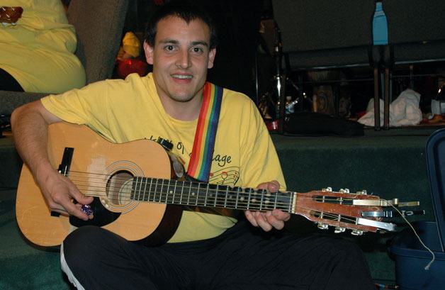 Village Community Services client Cory Anderson has found his outlet for self-expression through Voices of the Village.