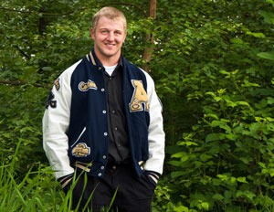 Arlington football player Colton Hordyk.