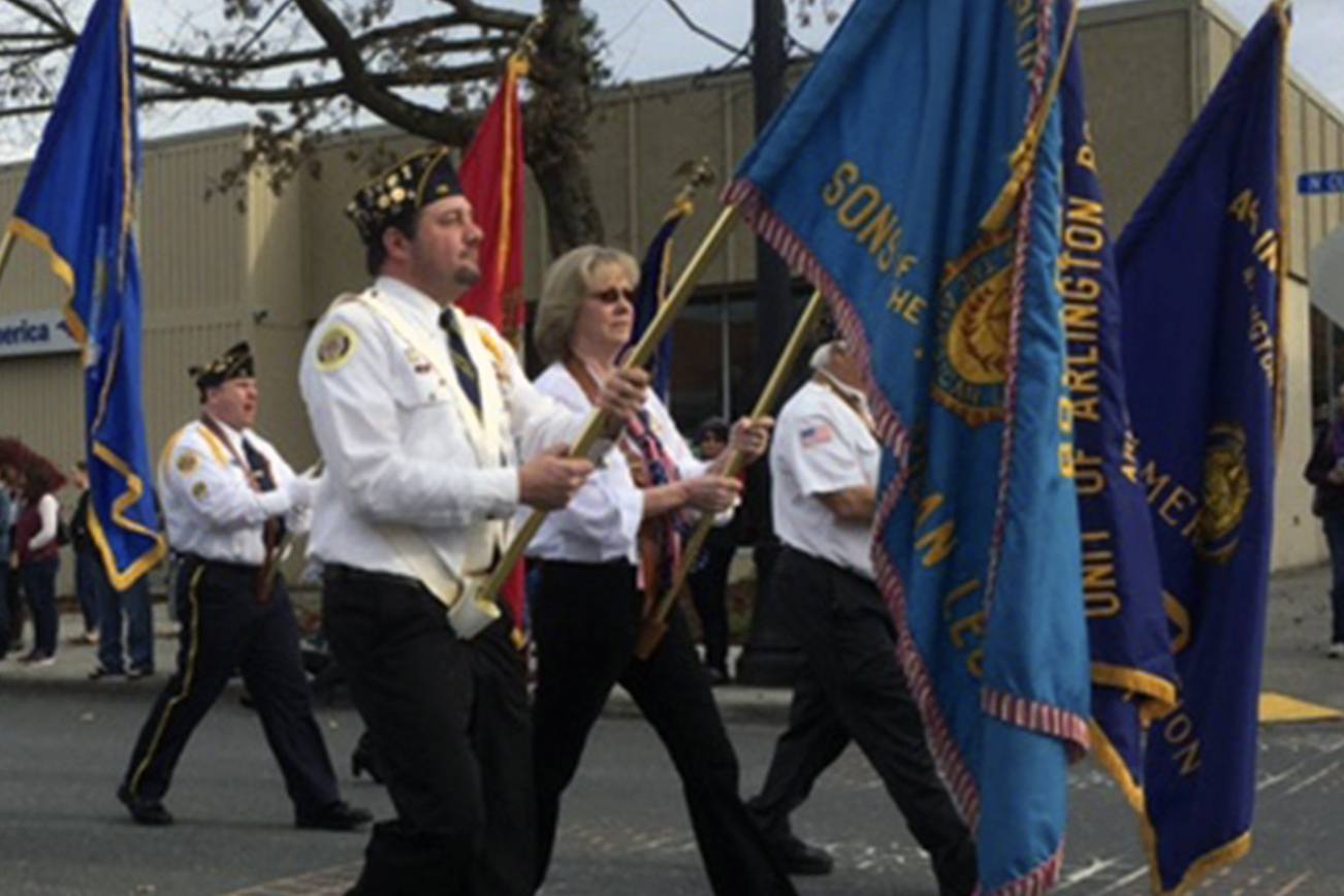 Veterans Day parade (slide show)