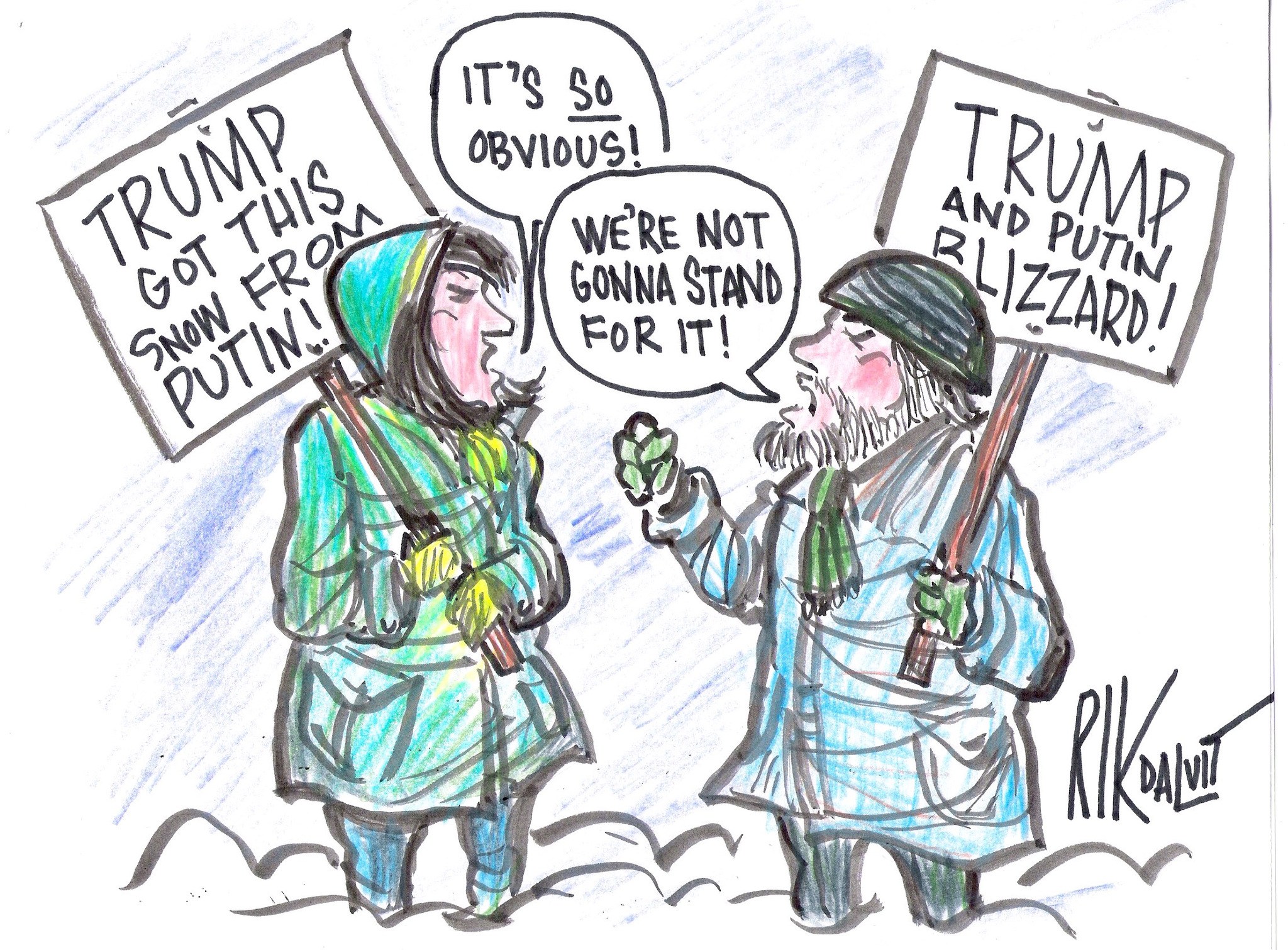 Political cartoon