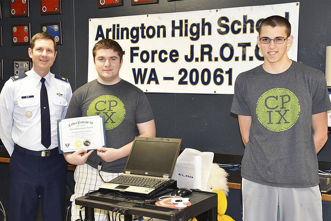 Arlington High’s AFJROTC cadets use IT skills during cyber defense competition