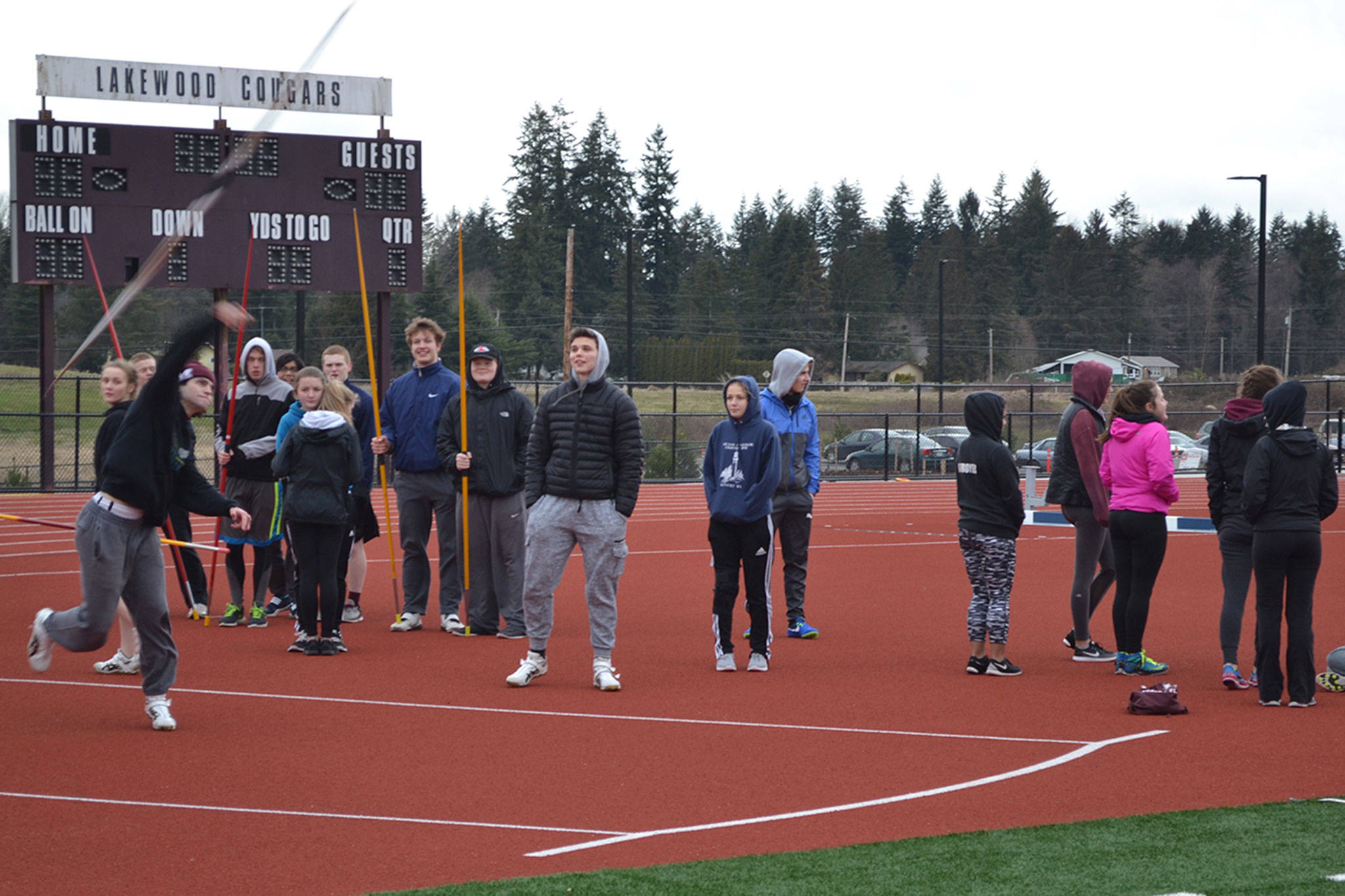 Lakewood athletes enjoying new track