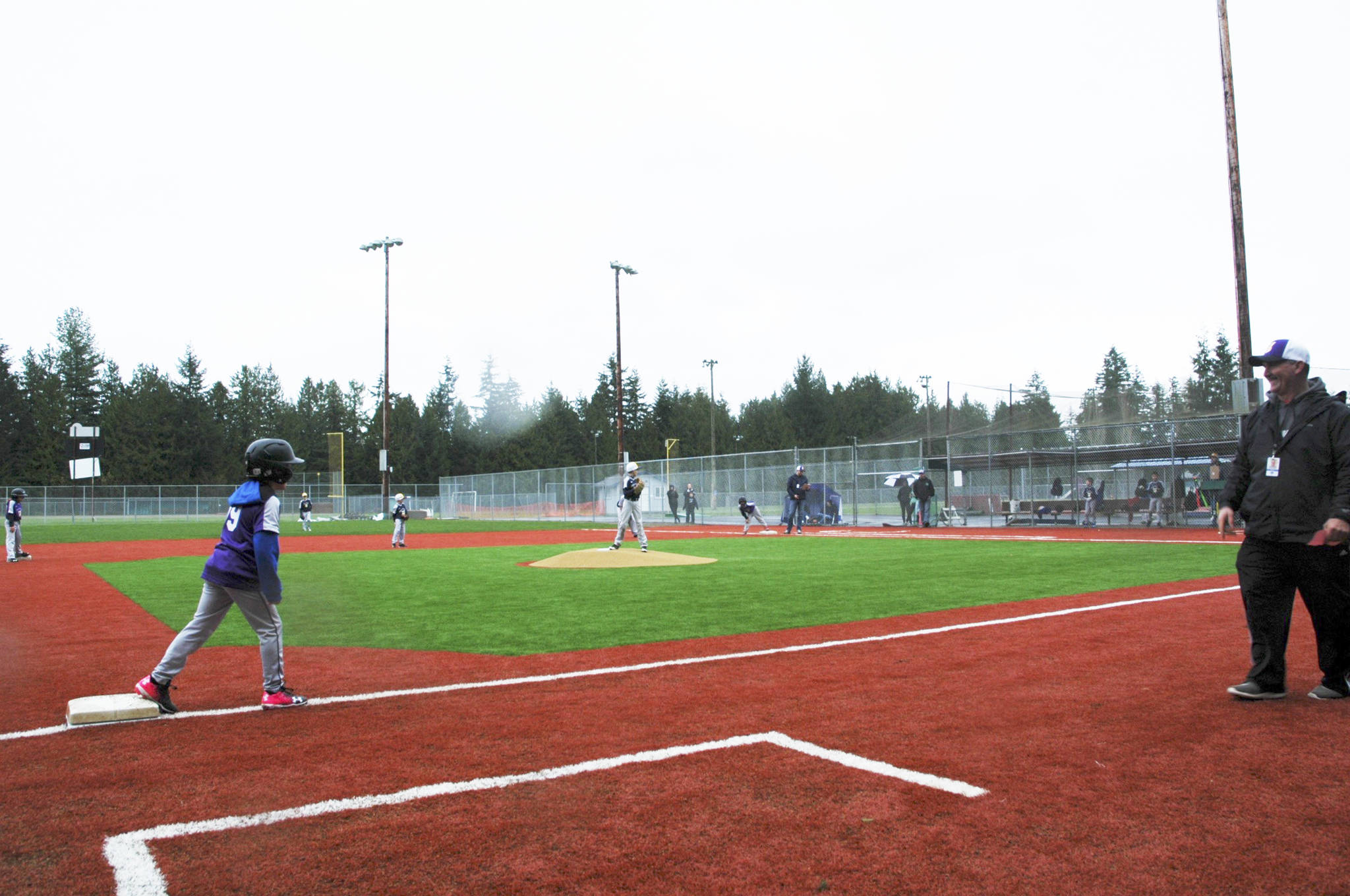 Stilly Valley Little League gets in game on new turf despite opening day rain