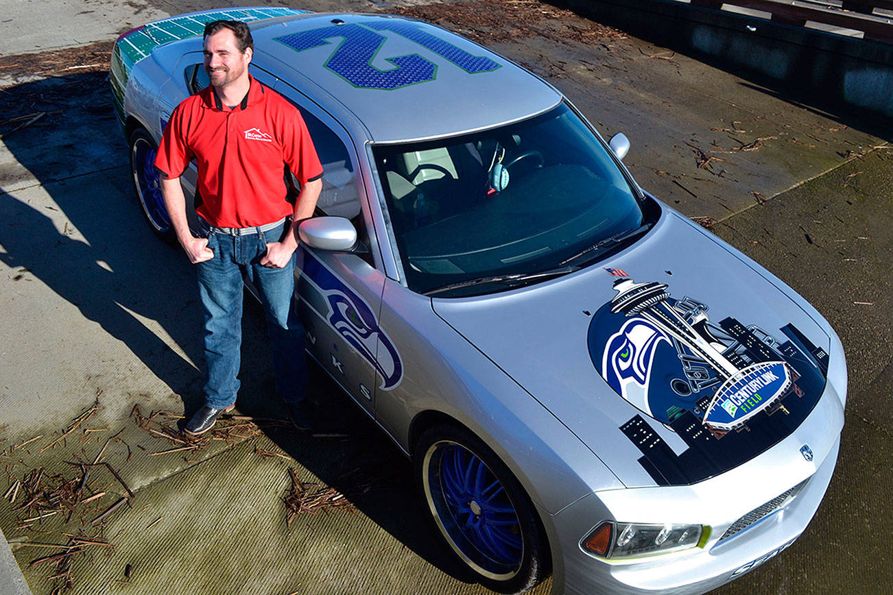 Seahawks paint job makes this car special