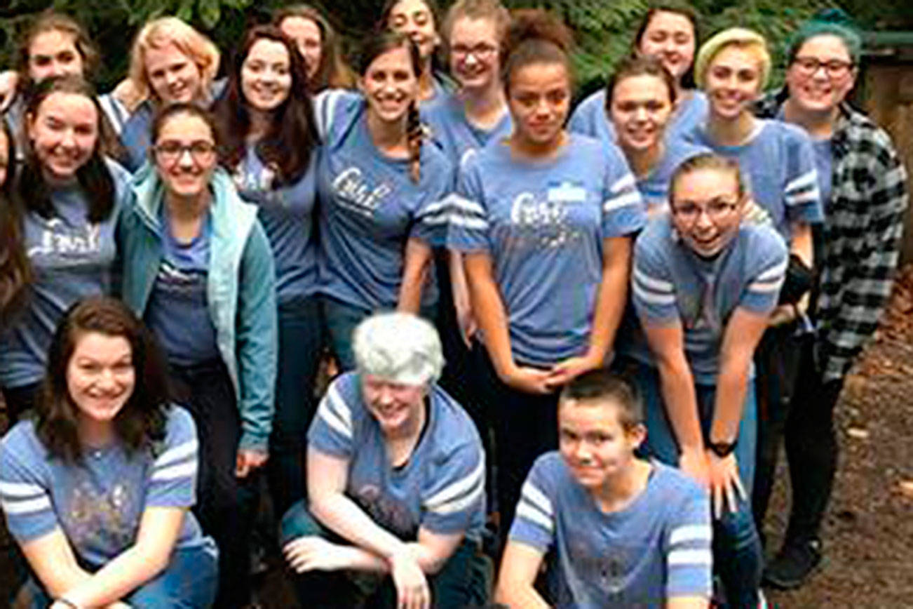 Keegan Samaniego, top right, is shown here with her team. (Courtesy Photo)