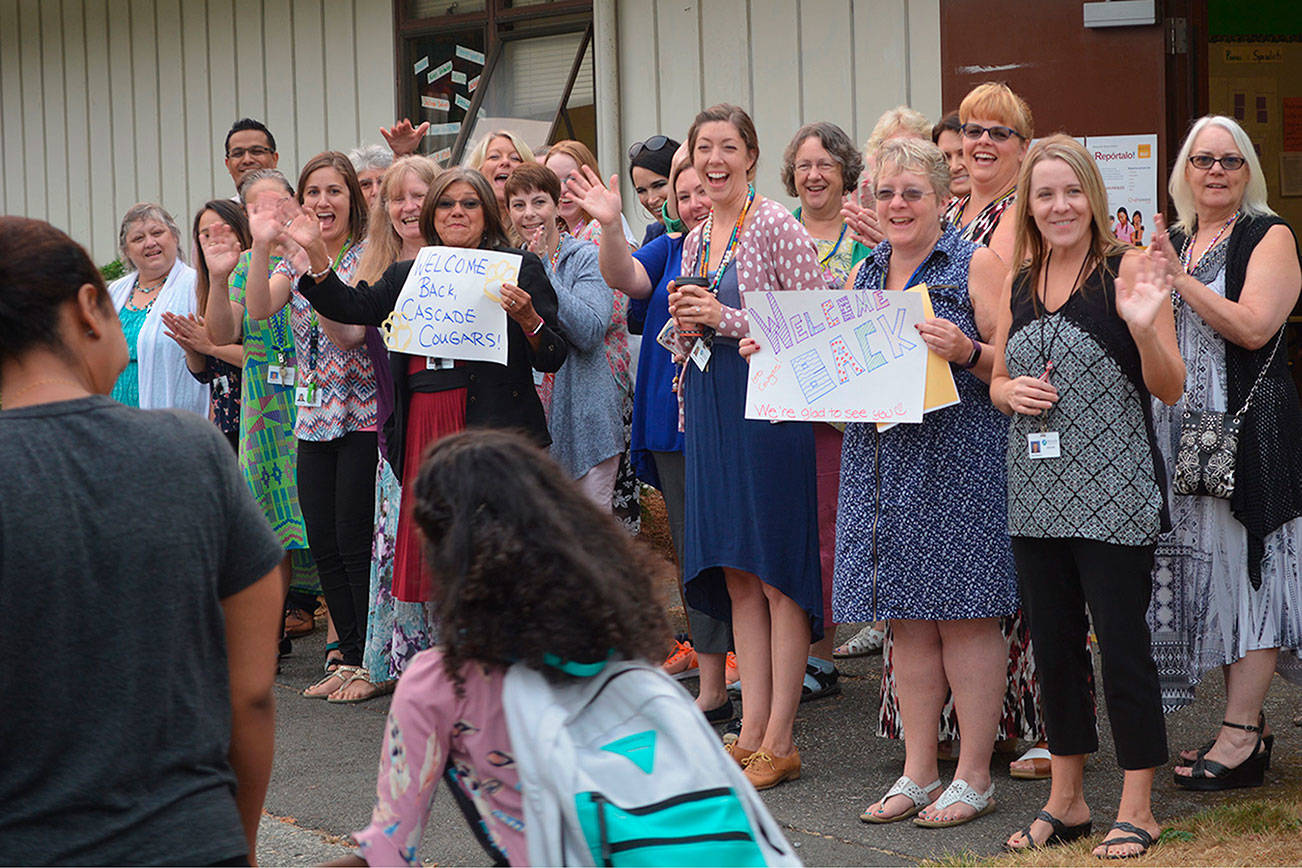 1st day of school emotional for many