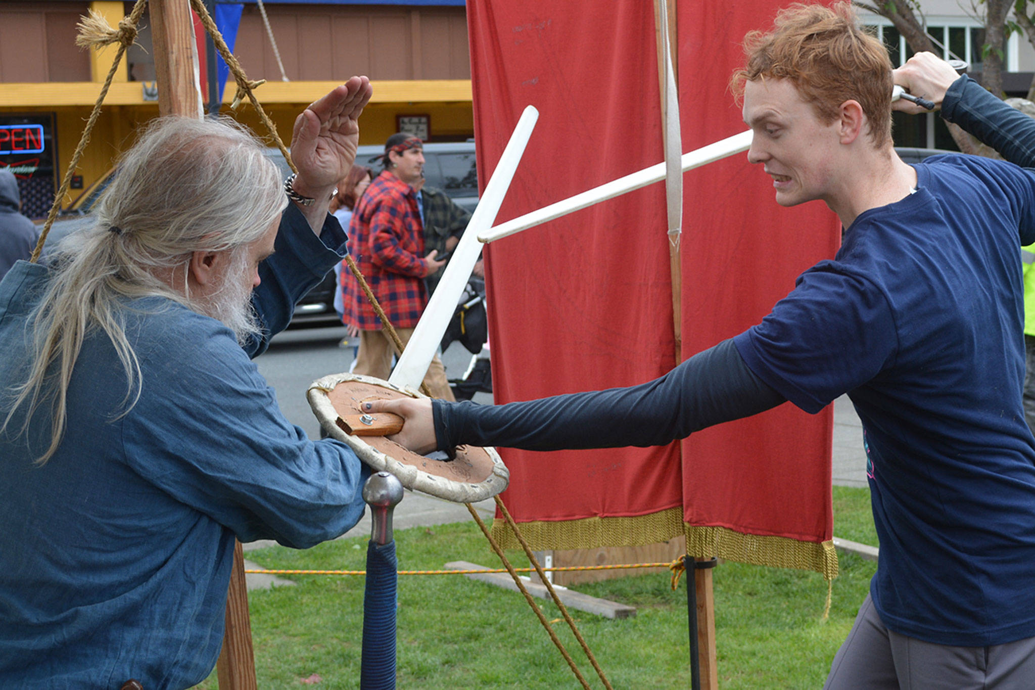 All aim to have a good time at 3rd Arlington Viking Fest