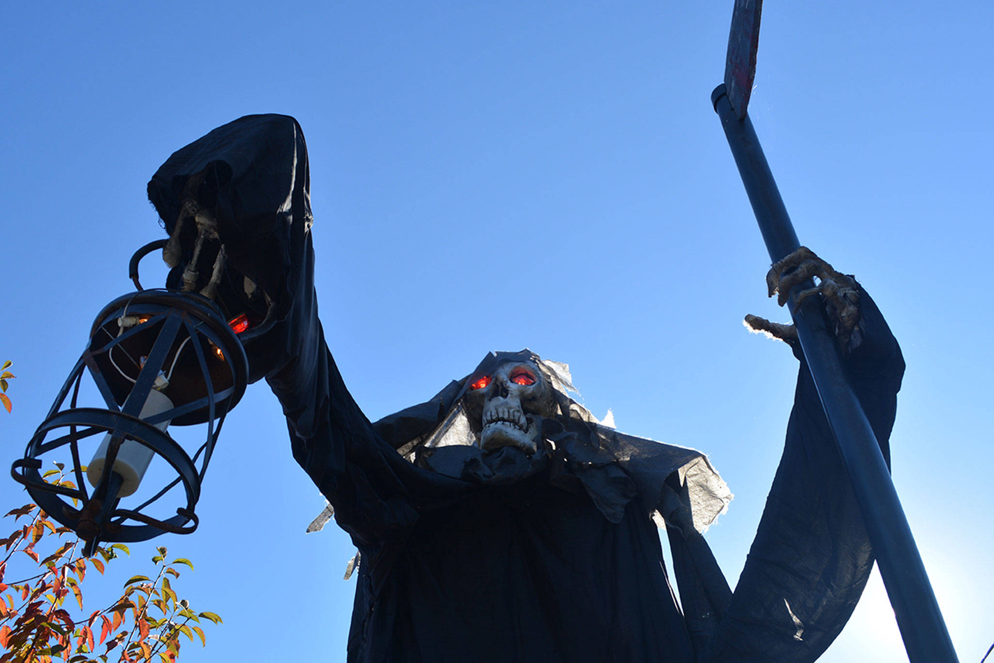 Grim Reaper not so bad at this house