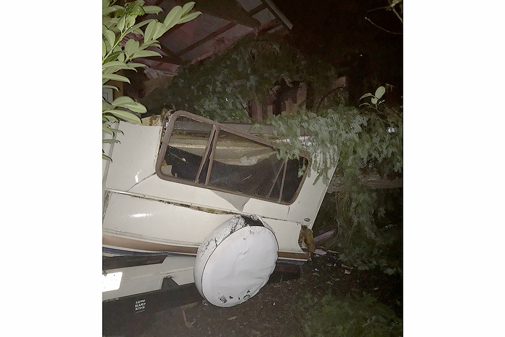 Wind causes some local damage