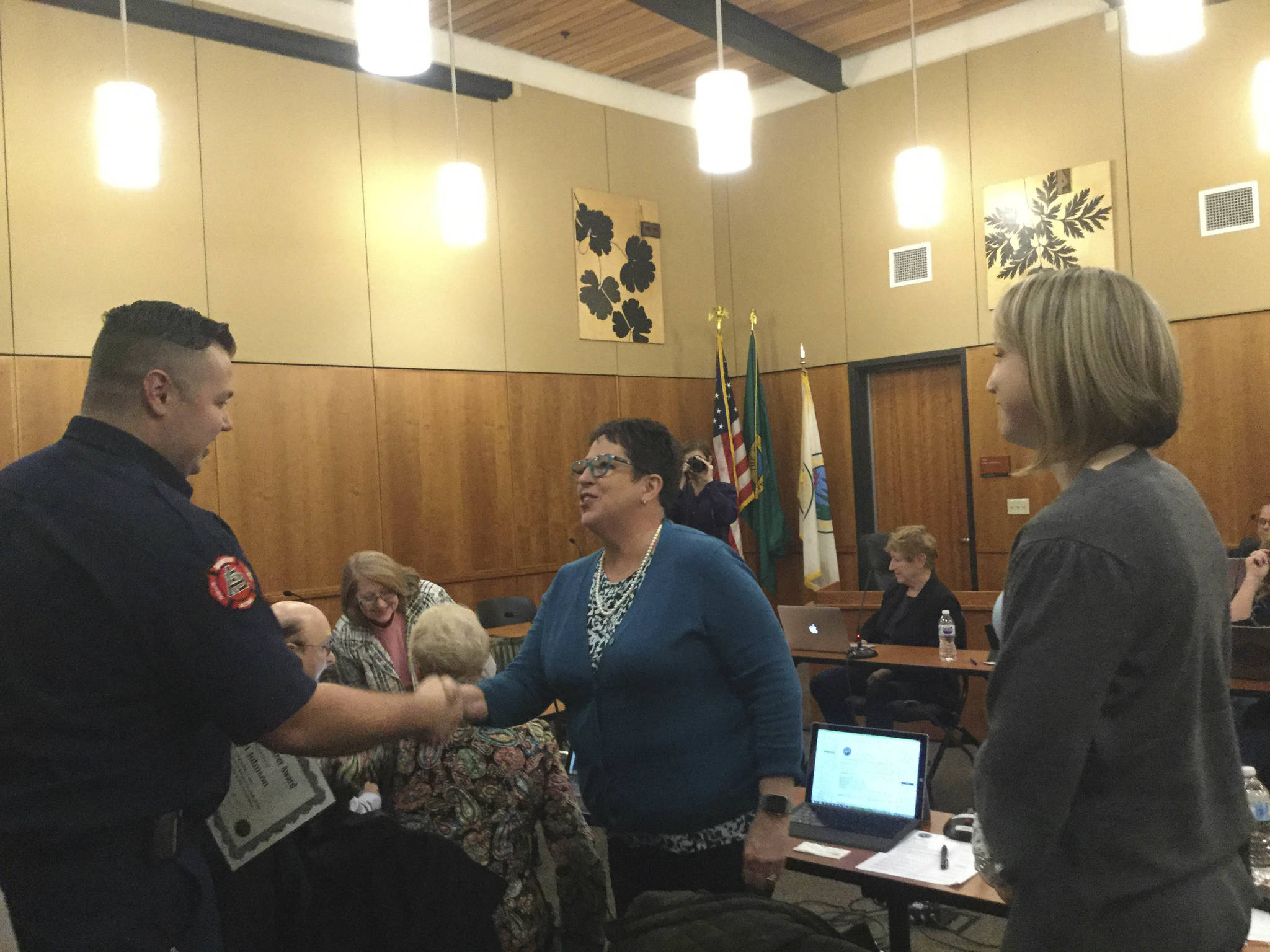 Oso chaplain honored for aid, comfort in worst of times