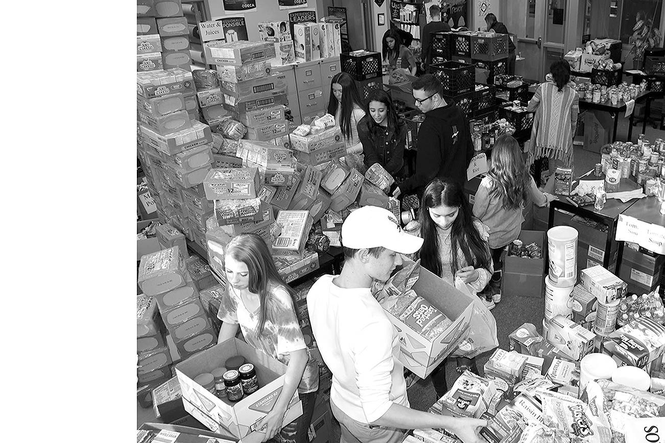 Arlington DECA gathers food, money for needy