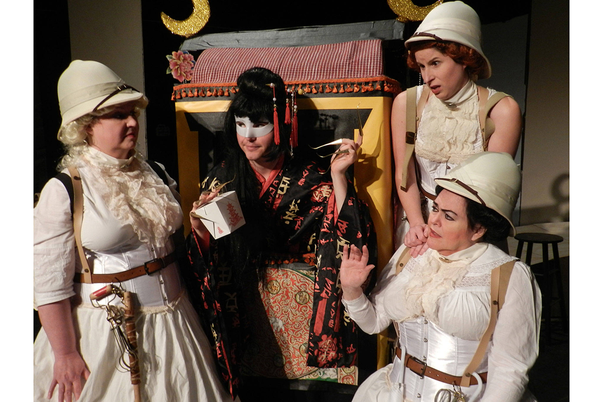 Playgoers on verge of intellectual, humorous trip to past, present, future