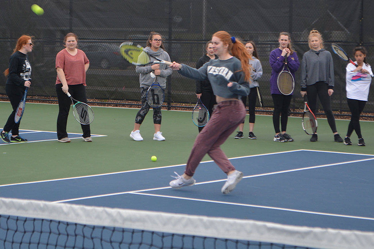 LHS girls tennis loves new courts at home (slide show)