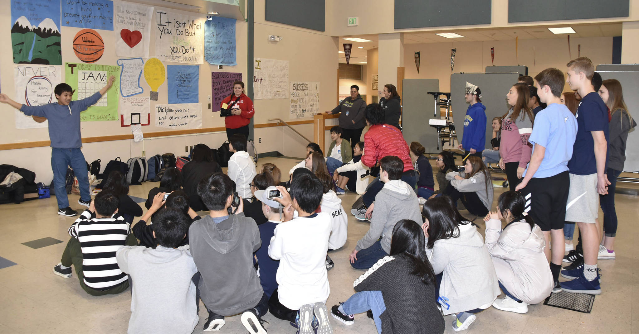 Haller, Japanese students learn about each other’s culture