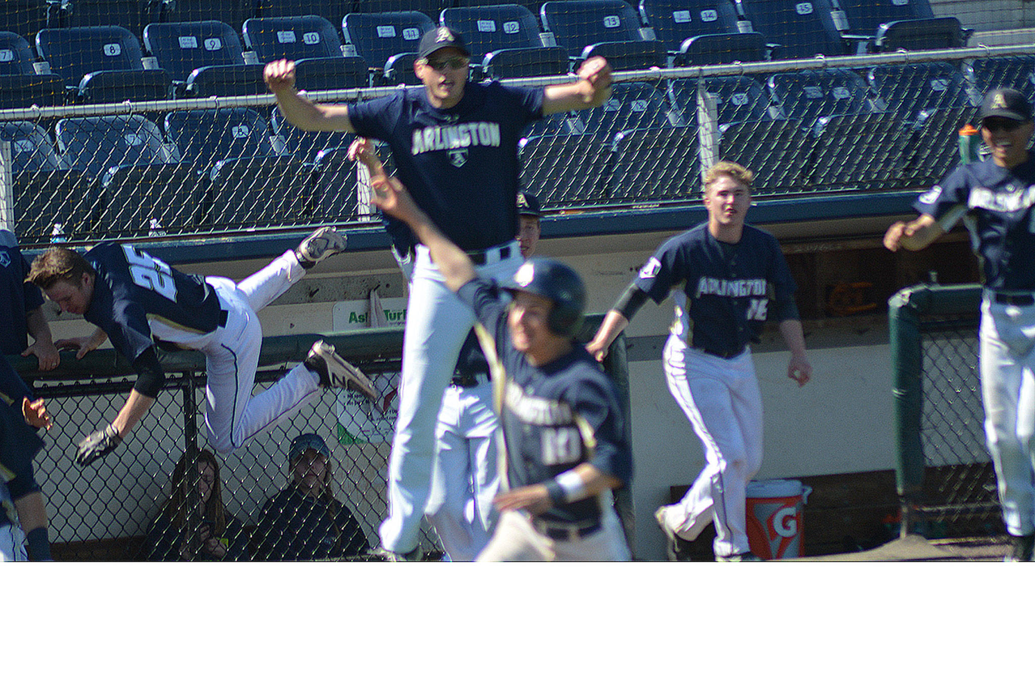 Arlington earns lucky breaks with never-say-die attitude