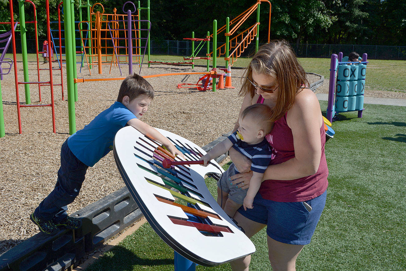 Leah’s Foundation donates playground to Marysville district at Kellogg-Marsh Elementary School (slide show)