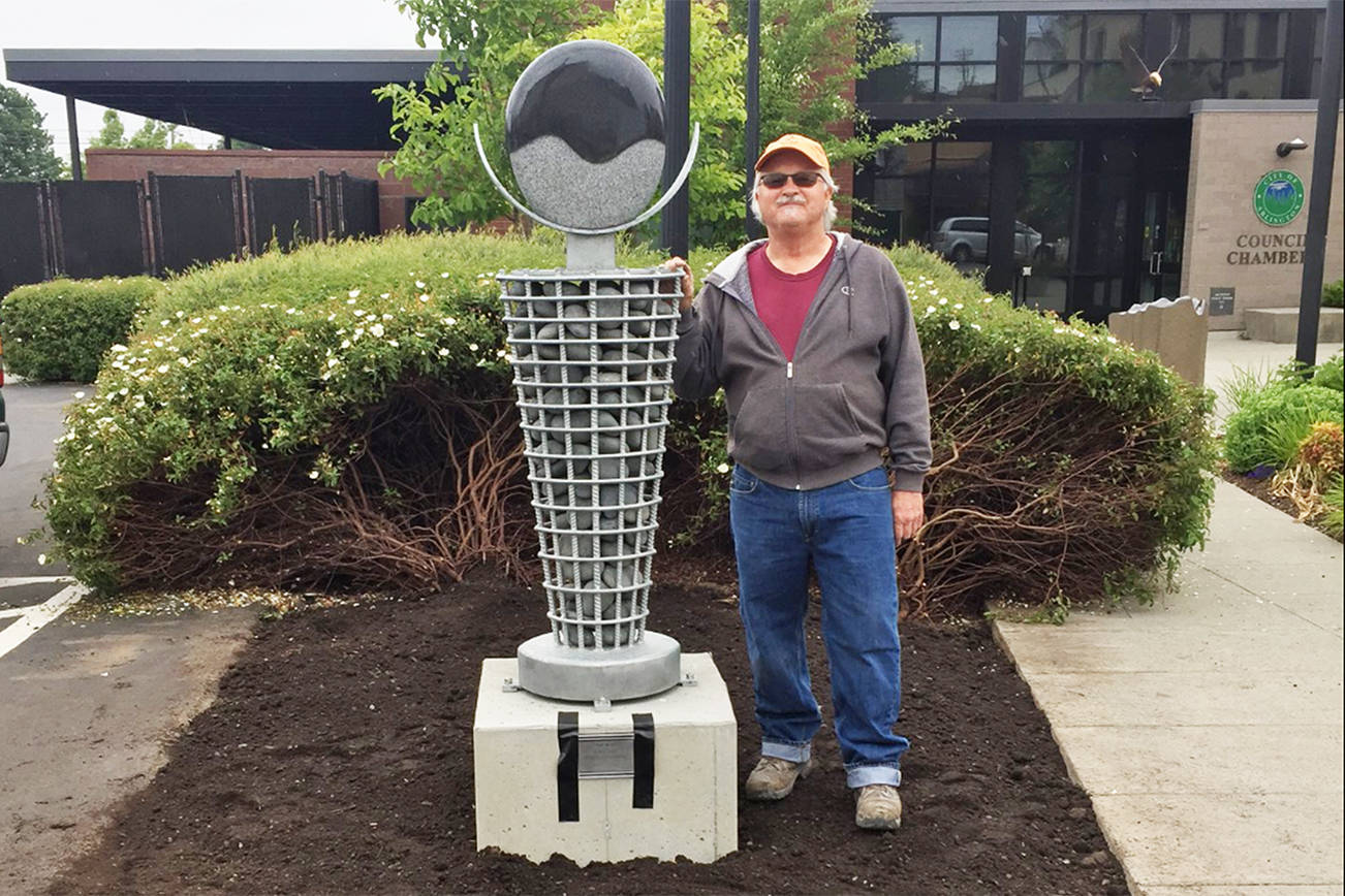 Arts Council honors beloved volunteer Boulton with garden sculpture