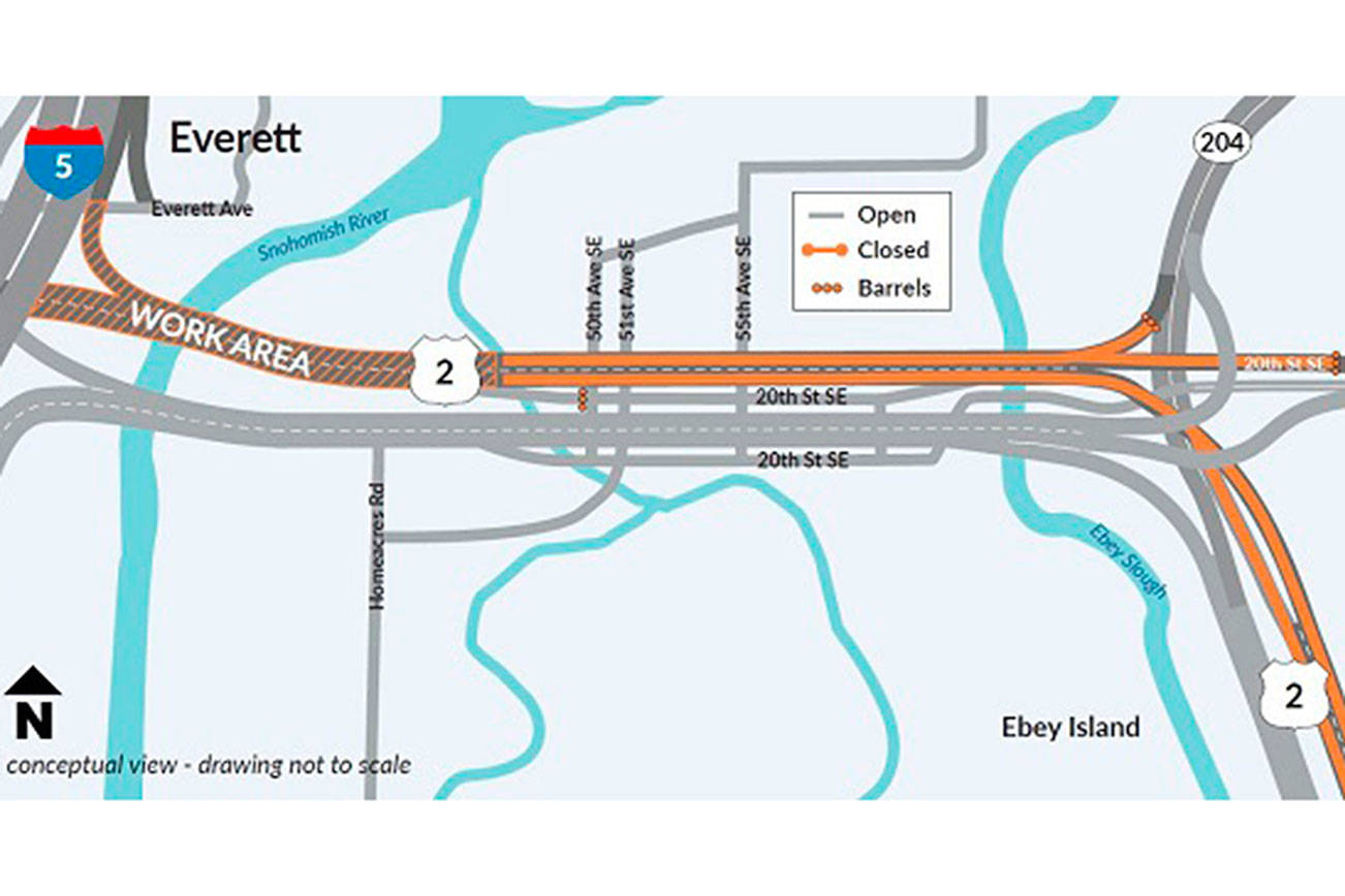 Trestle detour through Marysville to be maddening on 3 weekends, WSDOT warns