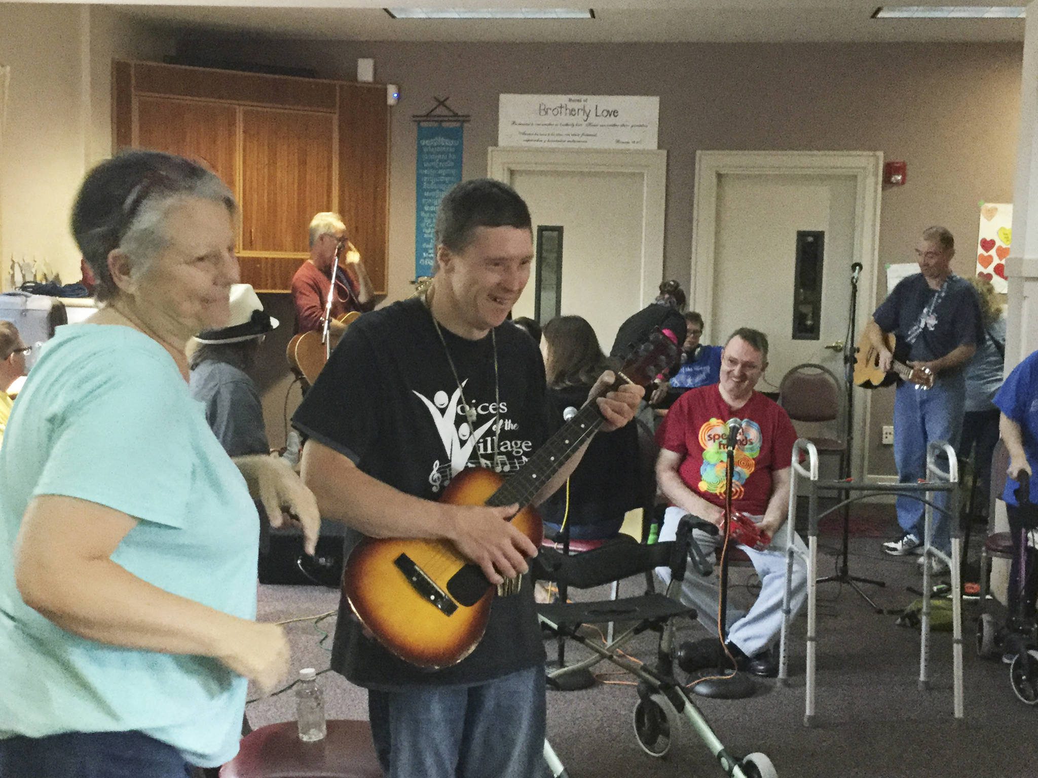 Voices of the Village bandmates with disabilities feel the star power with music