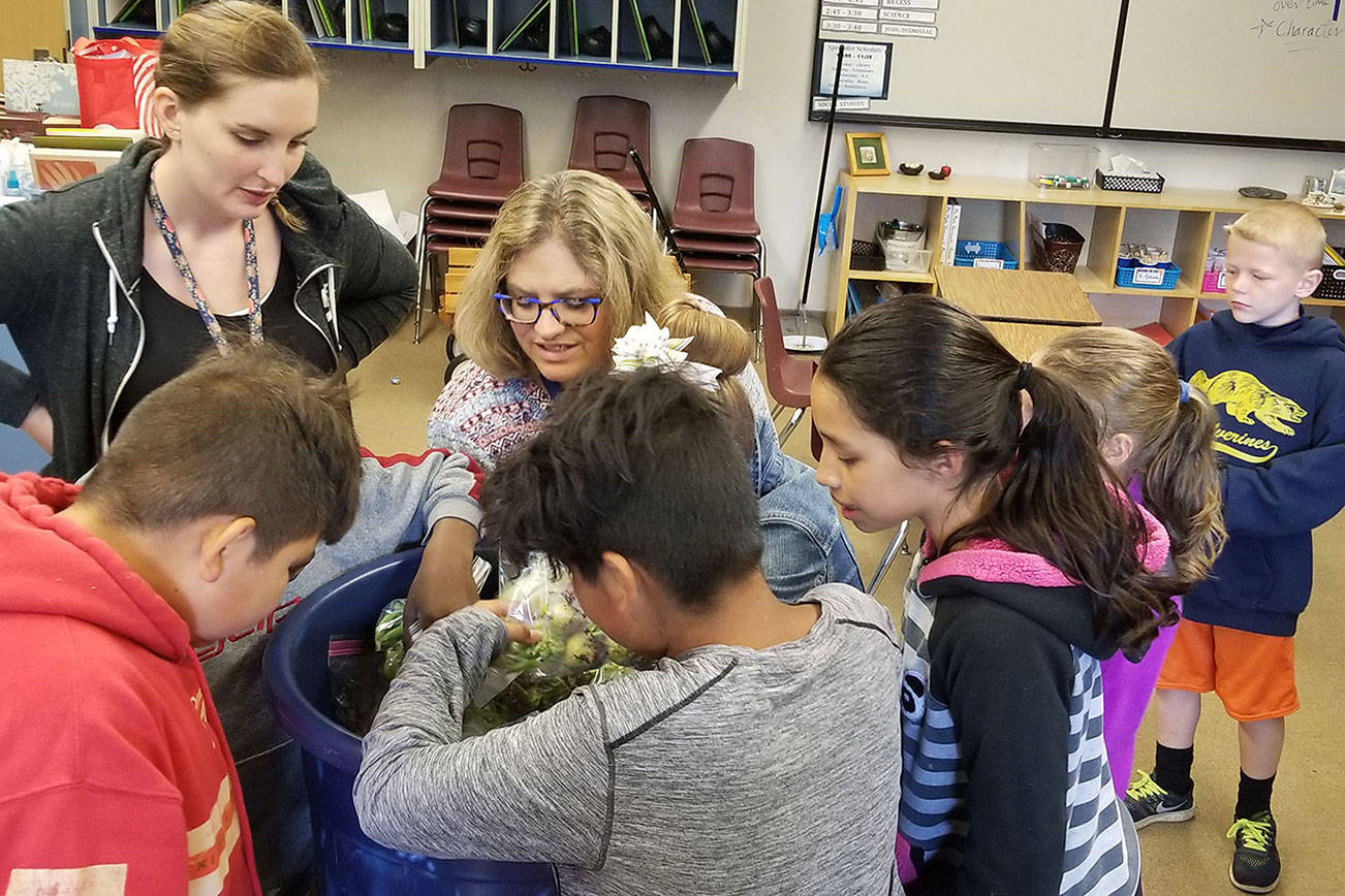 Summer camp students at Eagle Creek Elementary reap the benefits of a school garden