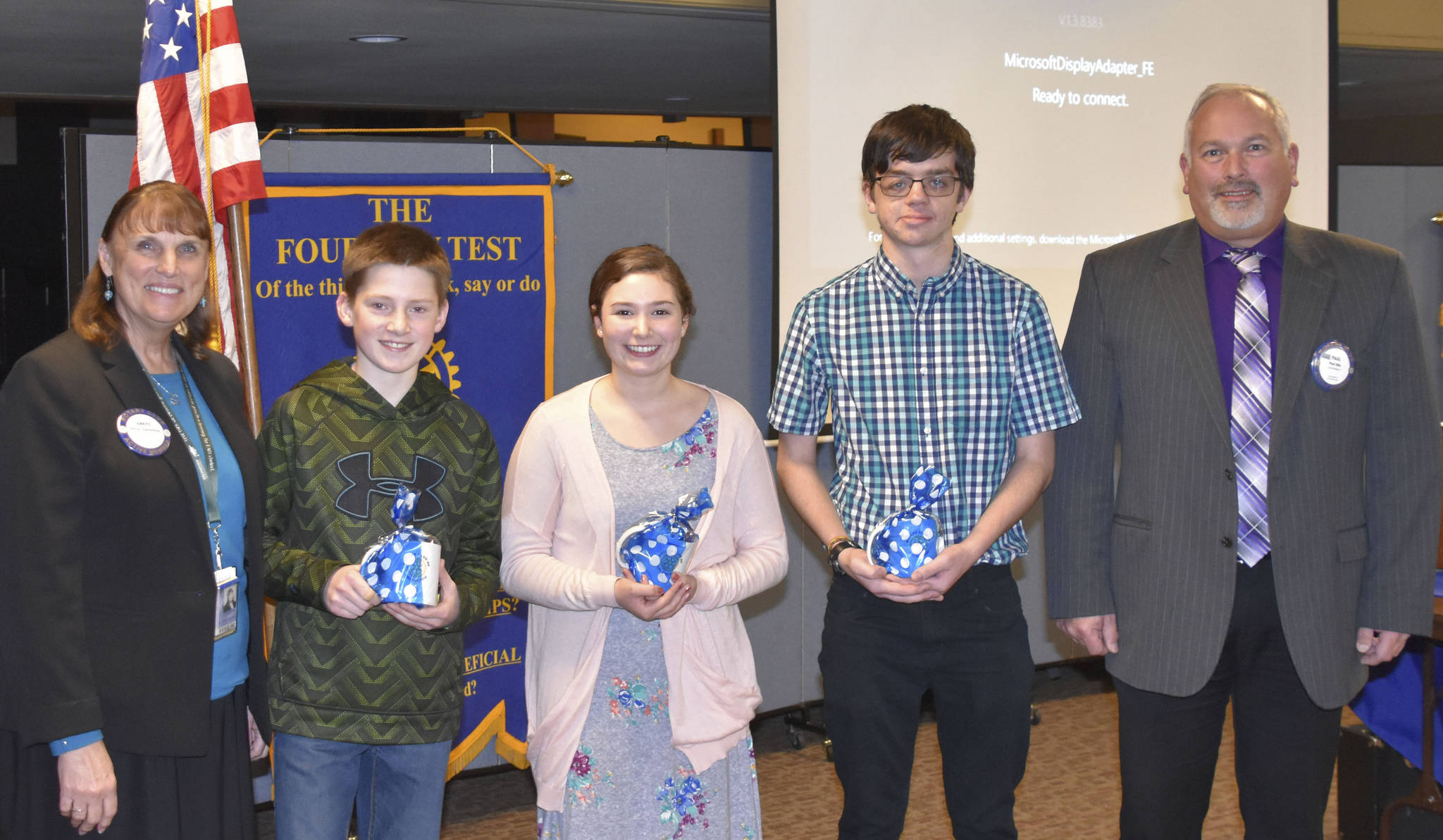 Outstanding students recognized by Arlington Rotary Club