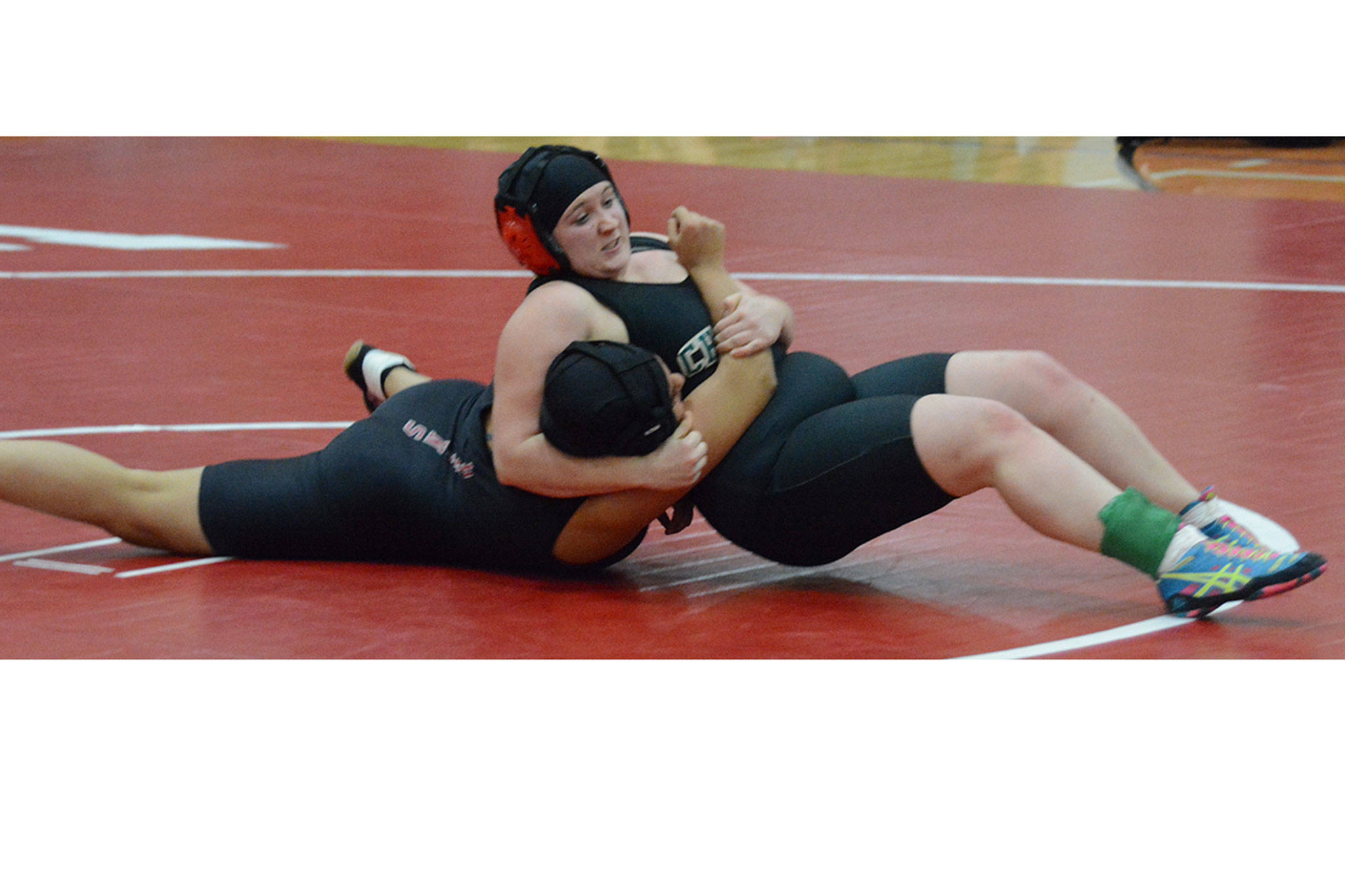 ‘Inner beast’ comes out of girls at M-P wrestling match (slide show)