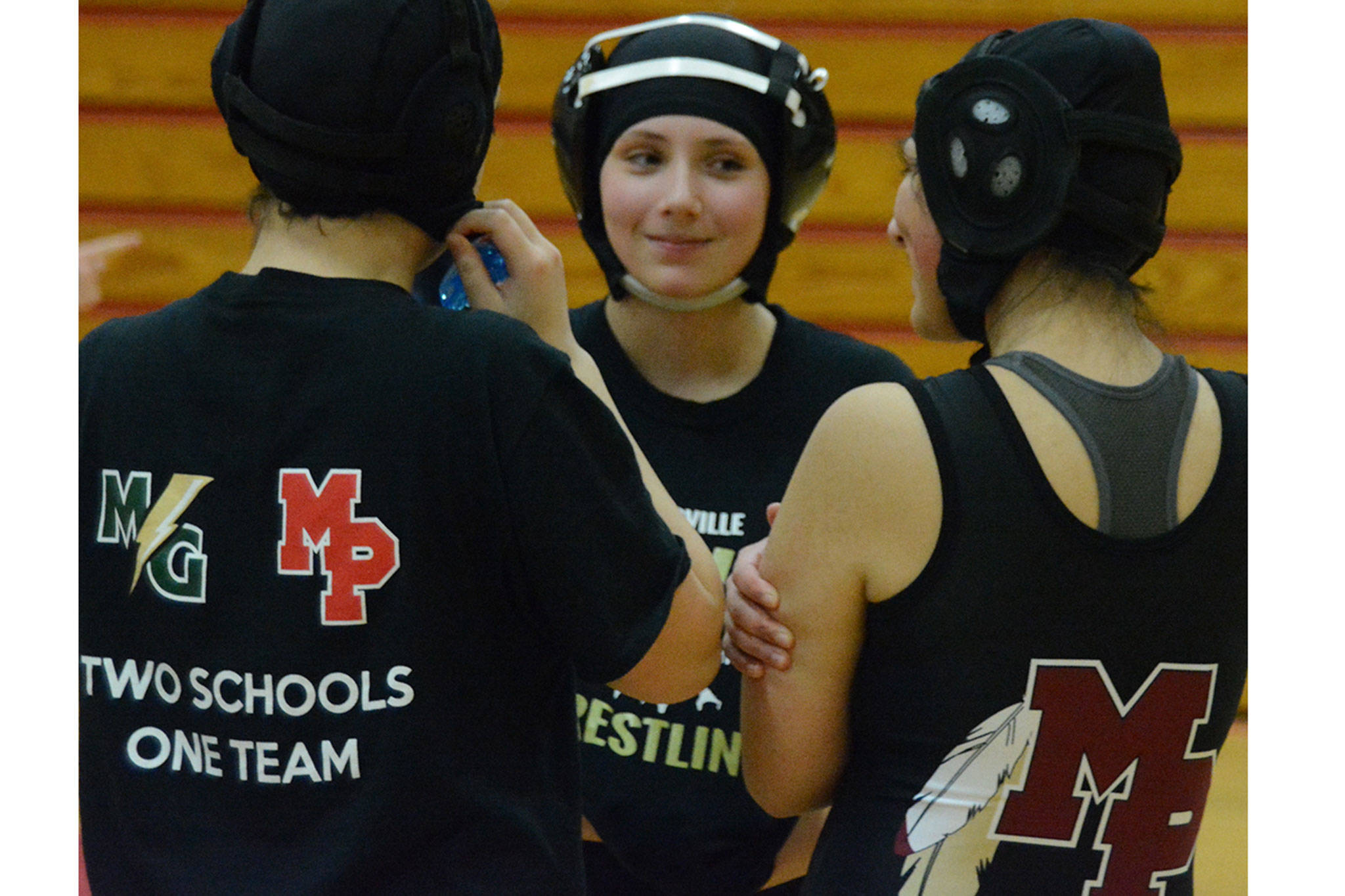 ‘Inner beast’ comes out of girls at M-P wrestling match (slide show)
