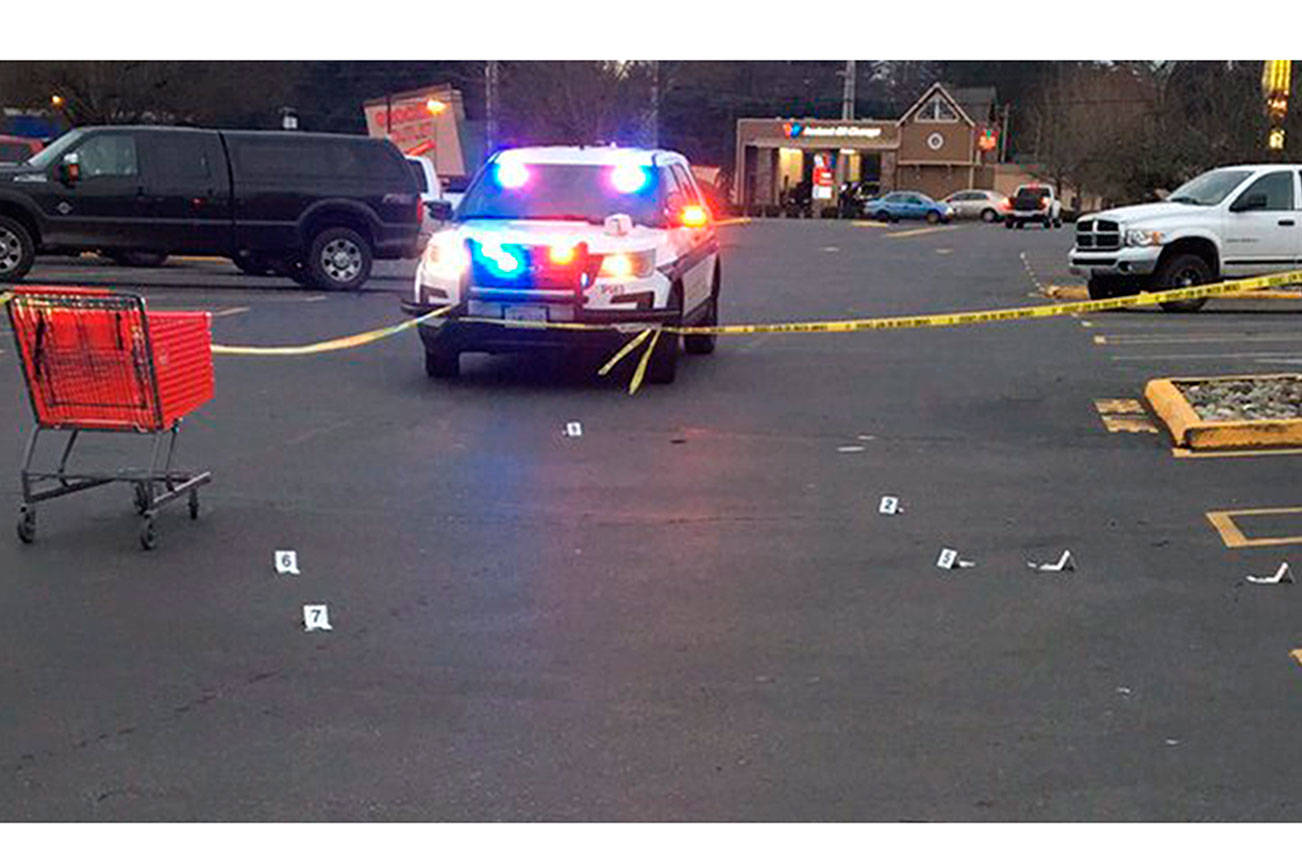 Shoplifters caught after bystanders shoot out car tires