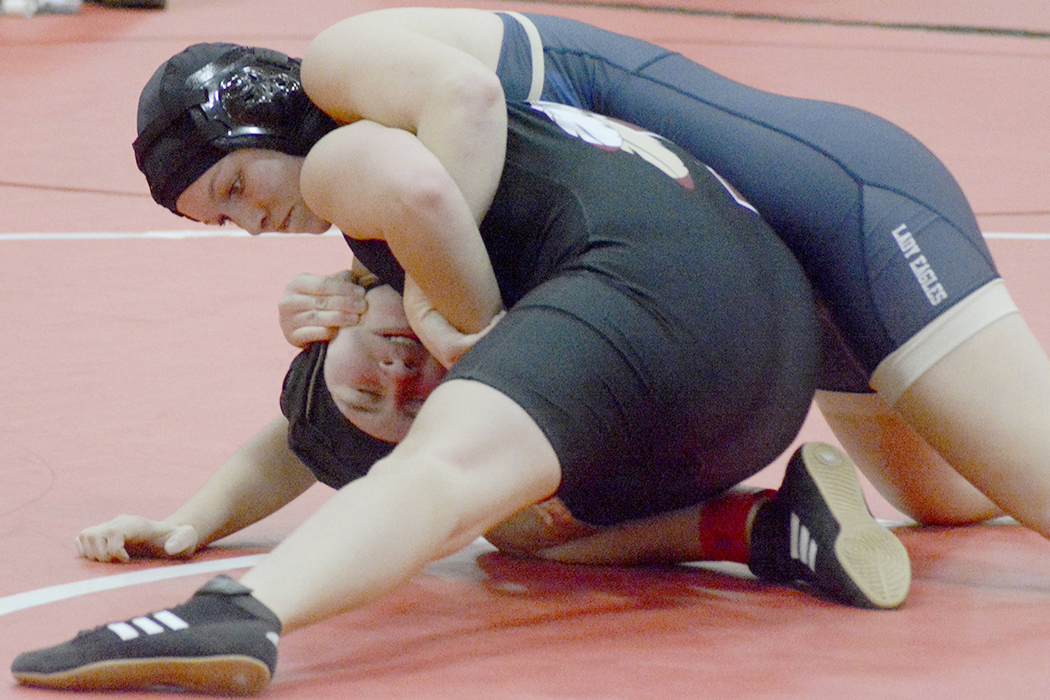 All 4 local girls wrestling teams compete at M-P (slide show)