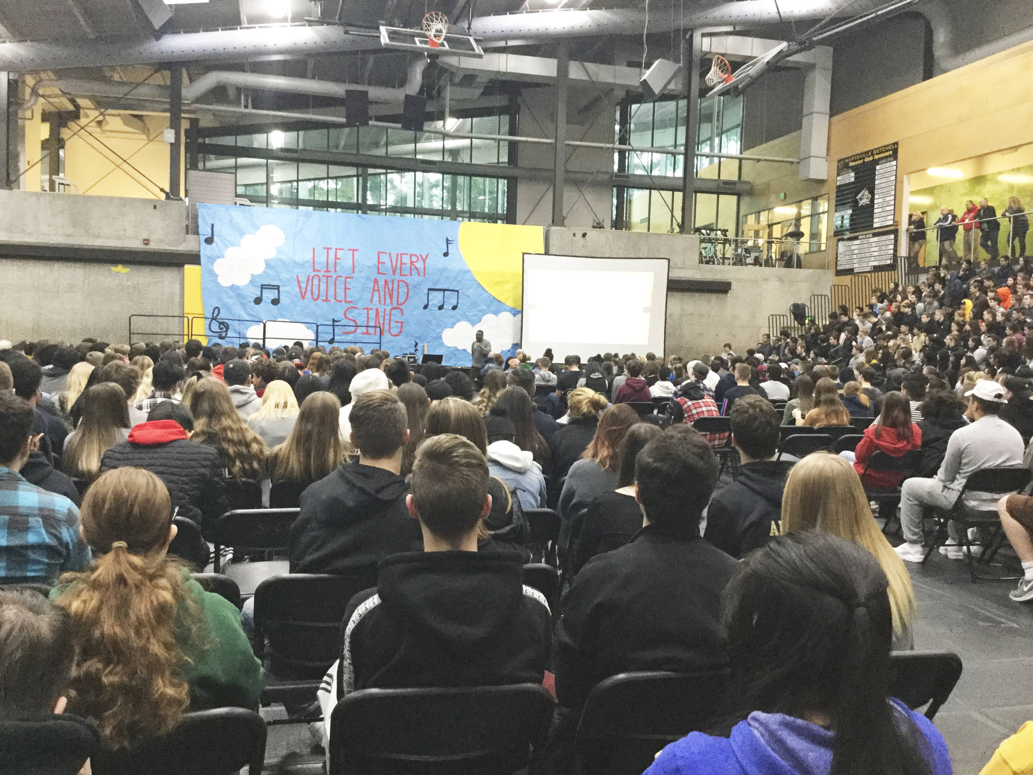 Marysville Getchell MLK Day assembly lifts every voice to sing