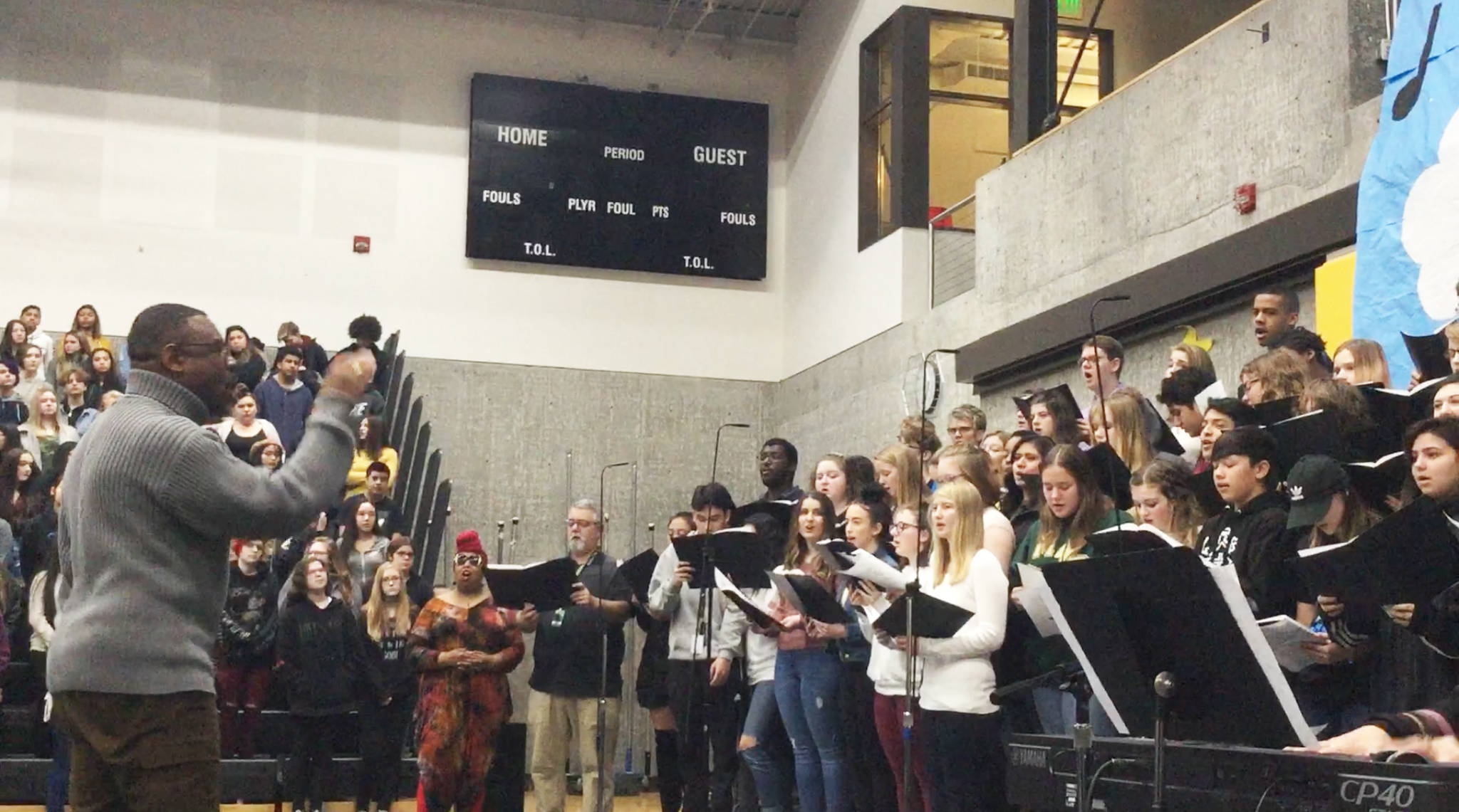 Marysville Getchell MLK Day assembly lifts every voice to sing