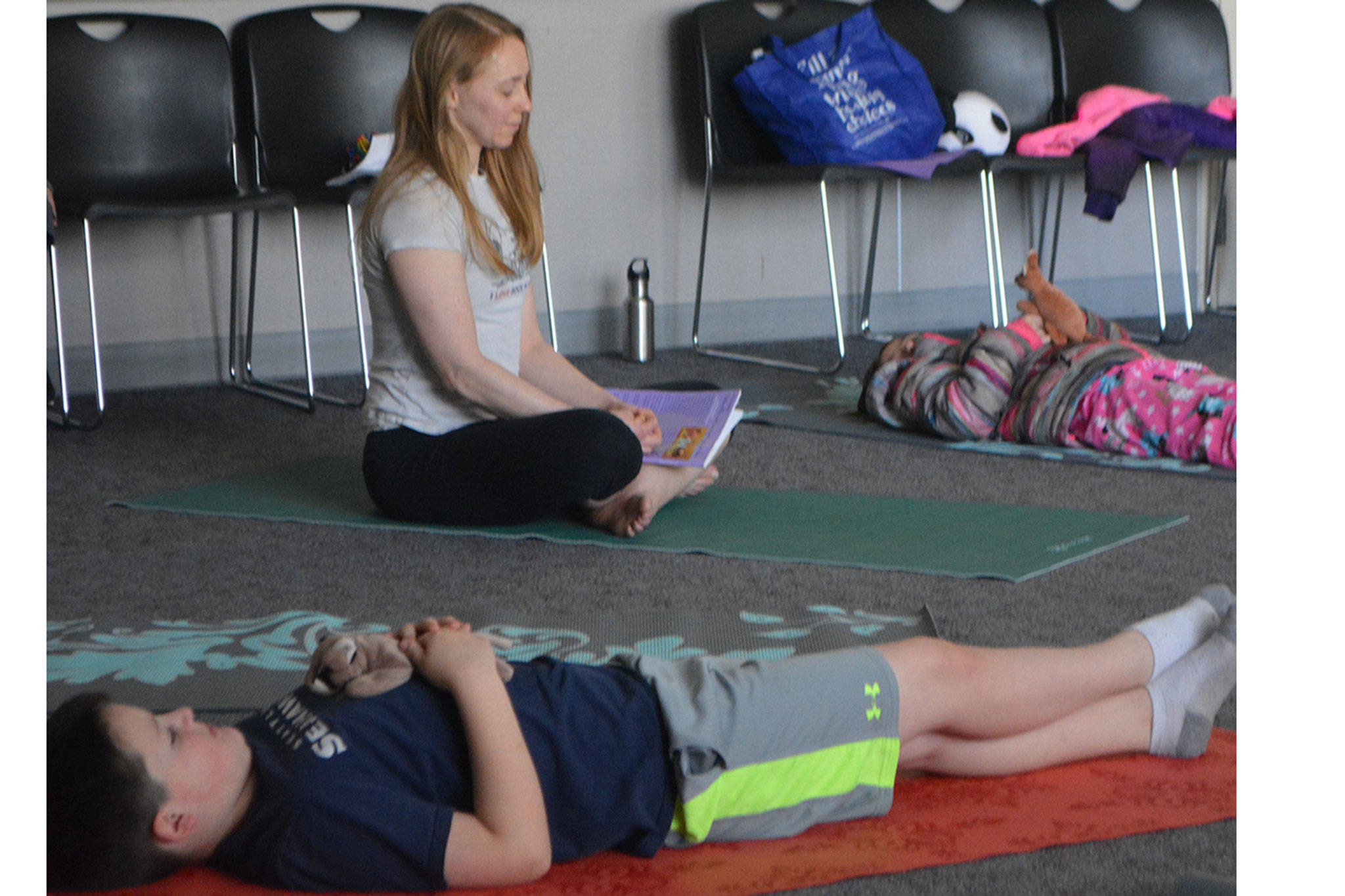 Don’t tell them it’s exercise: Free Yoga Calm class keeps kids engaged