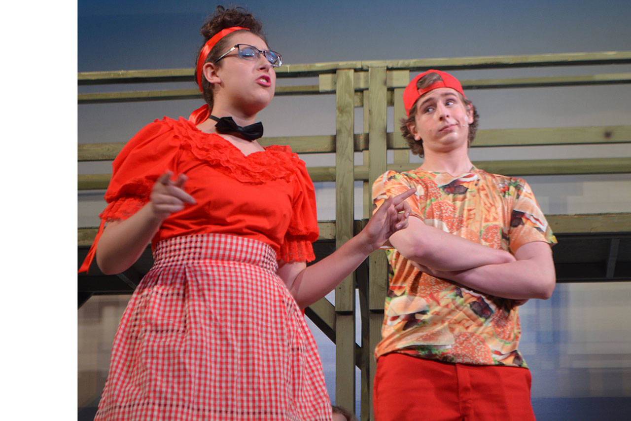 Ren (Kael Bartness) gets a lecture from his boss at the fast-food joint to be nice to customers. He seems none to impressed.