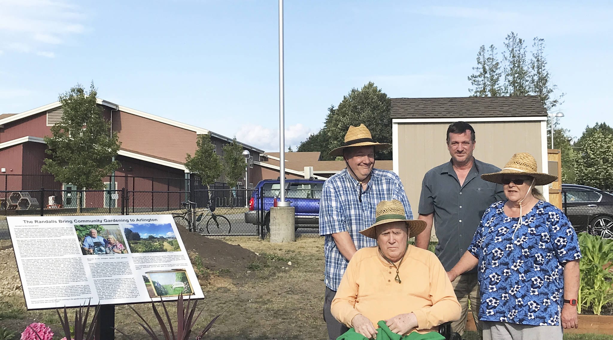Randalls honored for bringing community gardening to Arlington