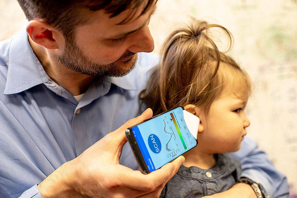 The phone app can help detect if a child has an ear infection. (Courtesy Photo)