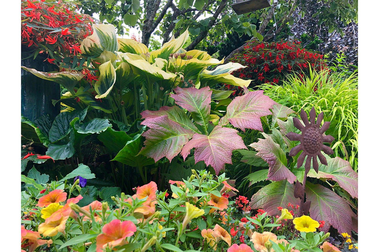 Courtesy Photo                                 It takes watering and more to keep a garden this beautiful.