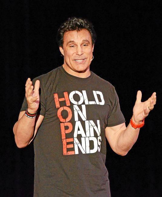 Ex-pro wrestler back to give addiction message to schools, public