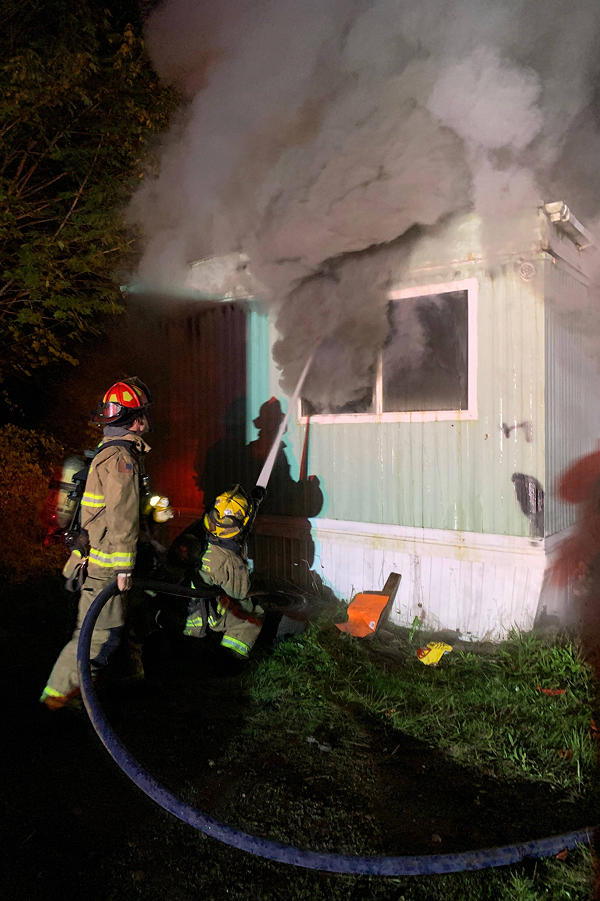 No alarms or escape plan but Marysville family OK after mobile home fire